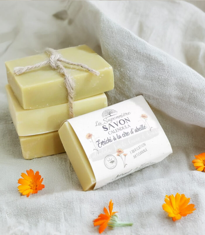 Savon artisanal au calendula