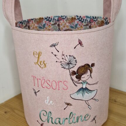 PANIER A JOUETS PERSONNALISÉ - Grand modèle 30cm